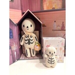 Cuddle + Kind Halloween Tiny Shadow the Skeleton and Tiny baby Skeleton